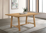 Duncan Washed Oak 71-inch Rectangular Wood Dining Table from Coaster - Luna Furniture