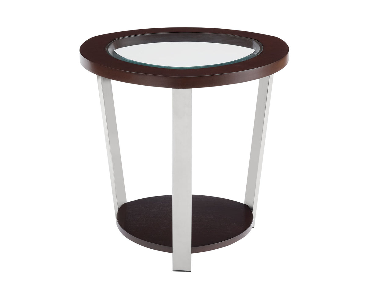 Duncan Espresso End Table from Steve Silver - Luna Furniture