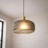 Dune Pendant Lamp - Black Sprayed and Gold from Ashcroft Furniture - Luna Furniture