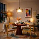 Dune Pendant Lamp - Black Sprayed and Gold from Ashcroft Furniture - Luna Furniture