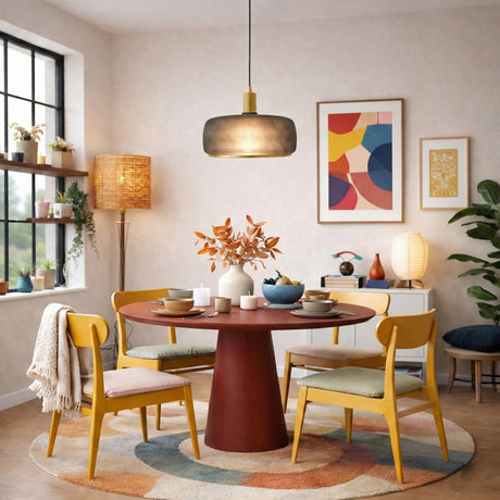 Dune Pendant Lamp - Black Sprayed and Gold from Ashcroft Furniture - Luna Furniture