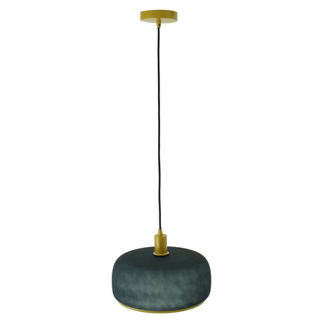 Dune Pendant Lamp - Black Sprayed and Gold from Ashcroft Furniture - Luna Furniture