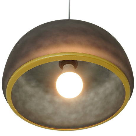 Dune Pendant Lamp - Black Sprayed and Gold from Ashcroft Furniture - Luna Furniture