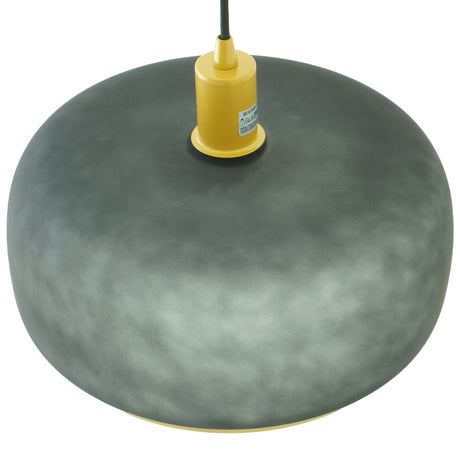 Dune Pendant Lamp - Black Sprayed and Gold from Ashcroft Furniture - Luna Furniture