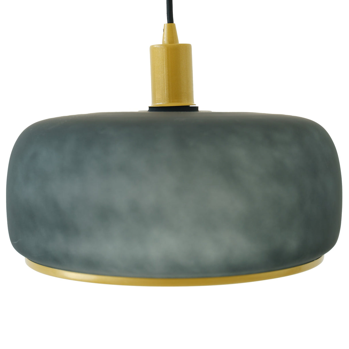 Dune Pendant Lamp - Black Sprayed and Gold from Ashcroft Furniture - Luna Furniture
