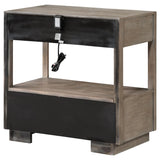 Durango Washed Oak 2-Ddrawer Nightstand from Coaster - Luna Furniture