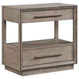 Durango Washed Oak 2-Ddrawer Nightstand from Coaster - Luna Furniture