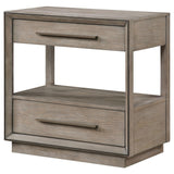 Durango Washed Oak 2-Ddrawer Nightstand from Coaster - Luna Furniture