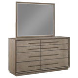 Durango Washed Oak 8-Drawer Dresser and Mirror from Coaster - Luna Furniture