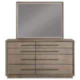 Durango Washed Oak 8-Drawer Dresser and Mirror from Coaster - Luna Furniture