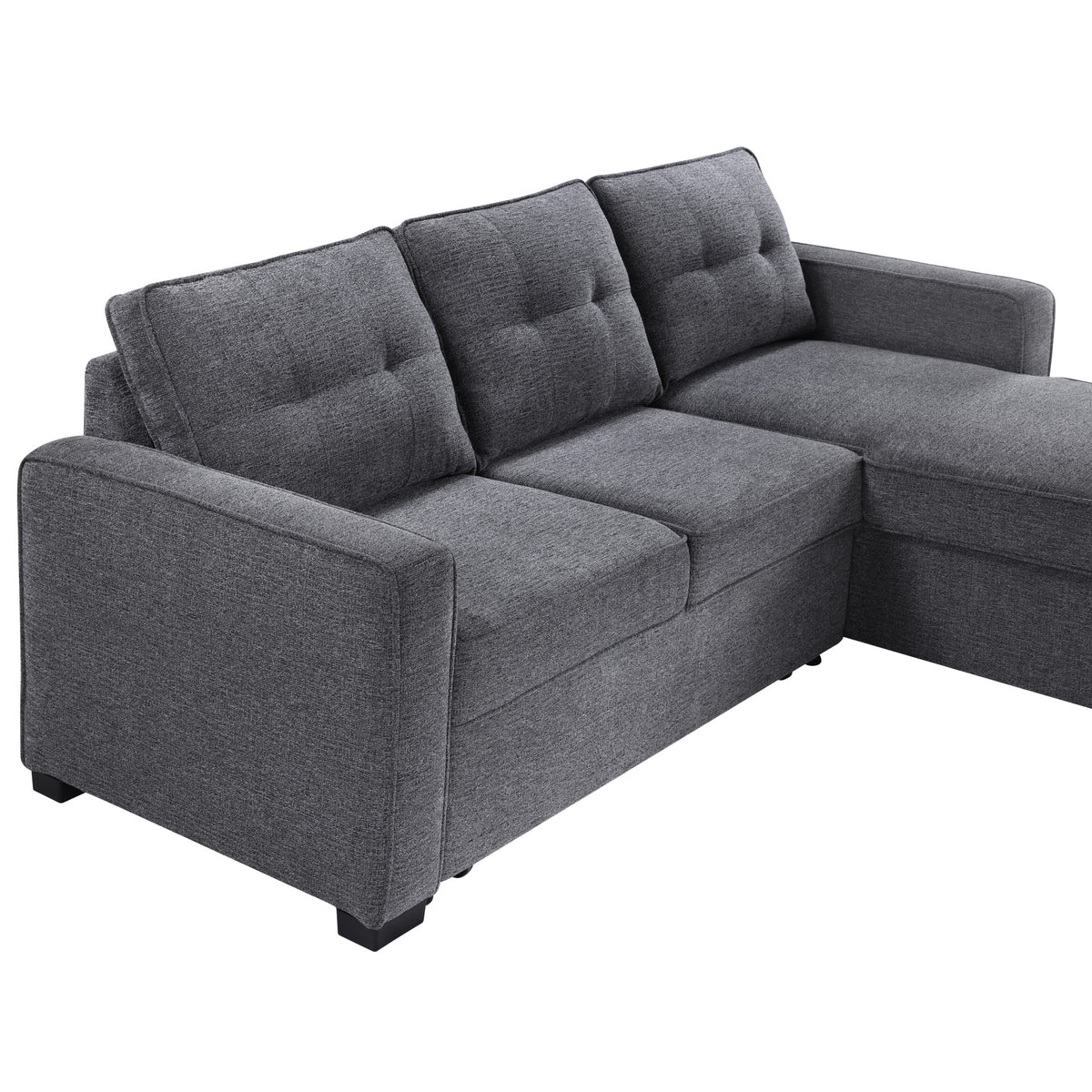 Noah Gray Flippable Convertible Storage Sleeper Chofa from Steve Silver - Luna Furniture