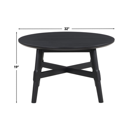 Oslo Coffee Table, Black from Steve Silver - Luna Furniture