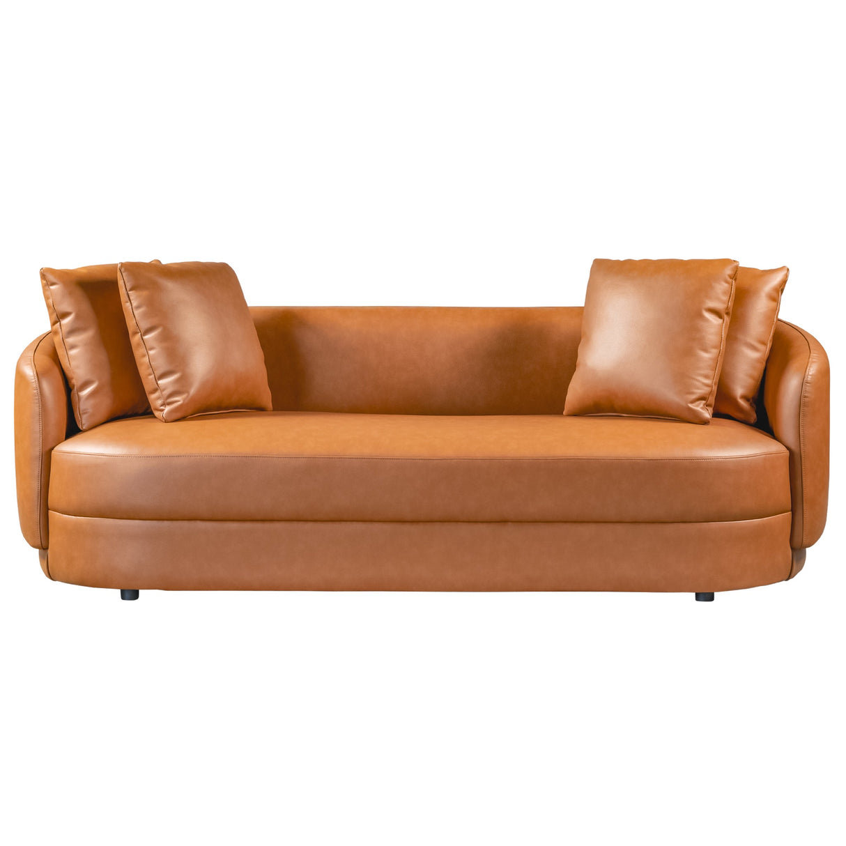 Dylan Cognac Leather Sofa from Midinmod - Luna Furniture