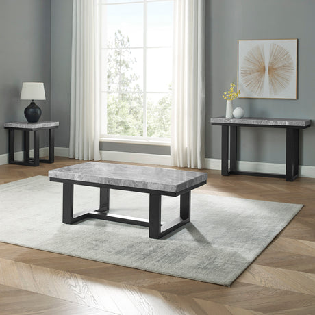 Artemis Gray Marble Top Cocktail Table from Steve Silver - Luna Furniture