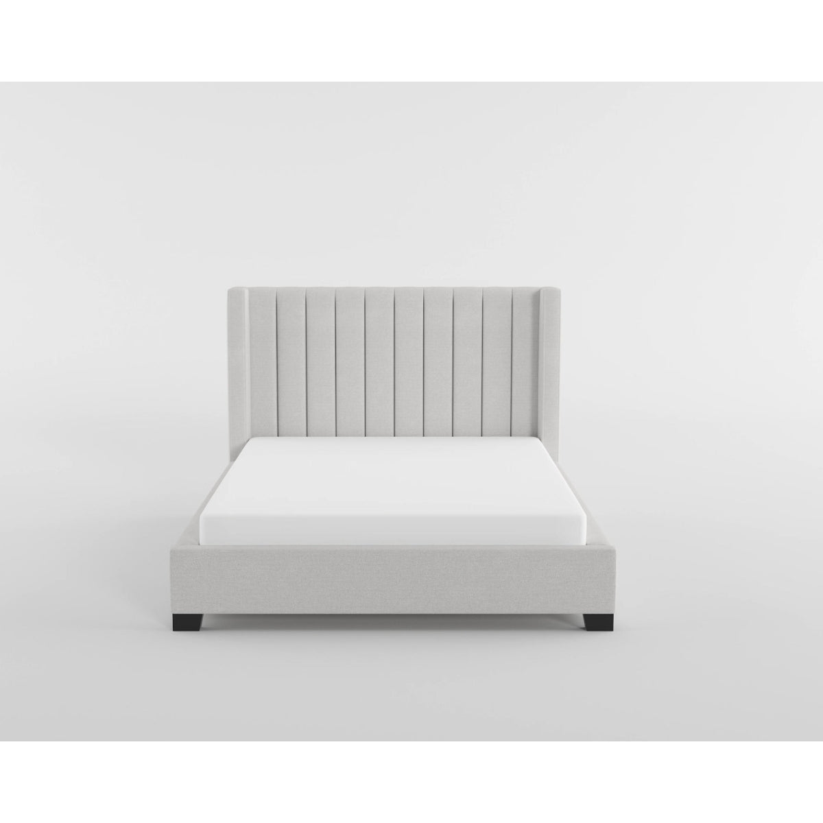 Emerson Beige Upholstered Queen Bed from Homelegance - Luna Furniture