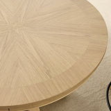 Rylie Natural 48" Round Counter Dining Table with 4 Drawers from Steve Silver - Luna Furniture