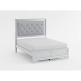 Anatole Metallic Silver Eastern King Bed from Homelegance - Luna Furniture