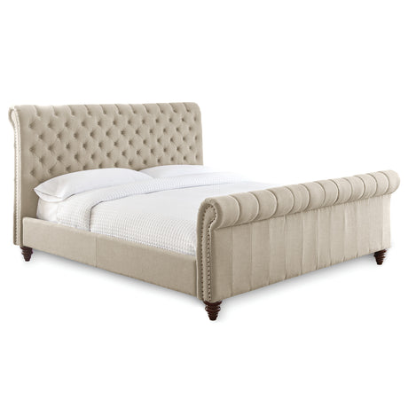Swanson King Bed, Sand from Steve Silver - Luna Furniture