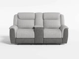 Harriette Beige/Brown Double Reclining Sofa from Homelegance - Luna Furniture
