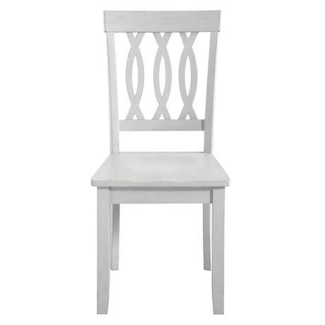 Naples Side Chair, White, Set of 2 from Steve Silver - Luna Furniture