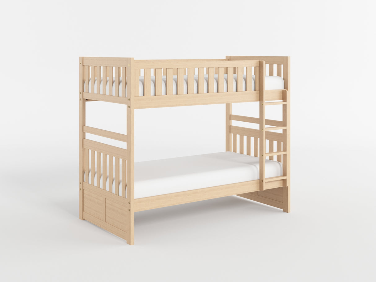 Bartly Pine Twin/Twin Bunk Bed with Storage Boxes from Homelegance - Luna Furniture