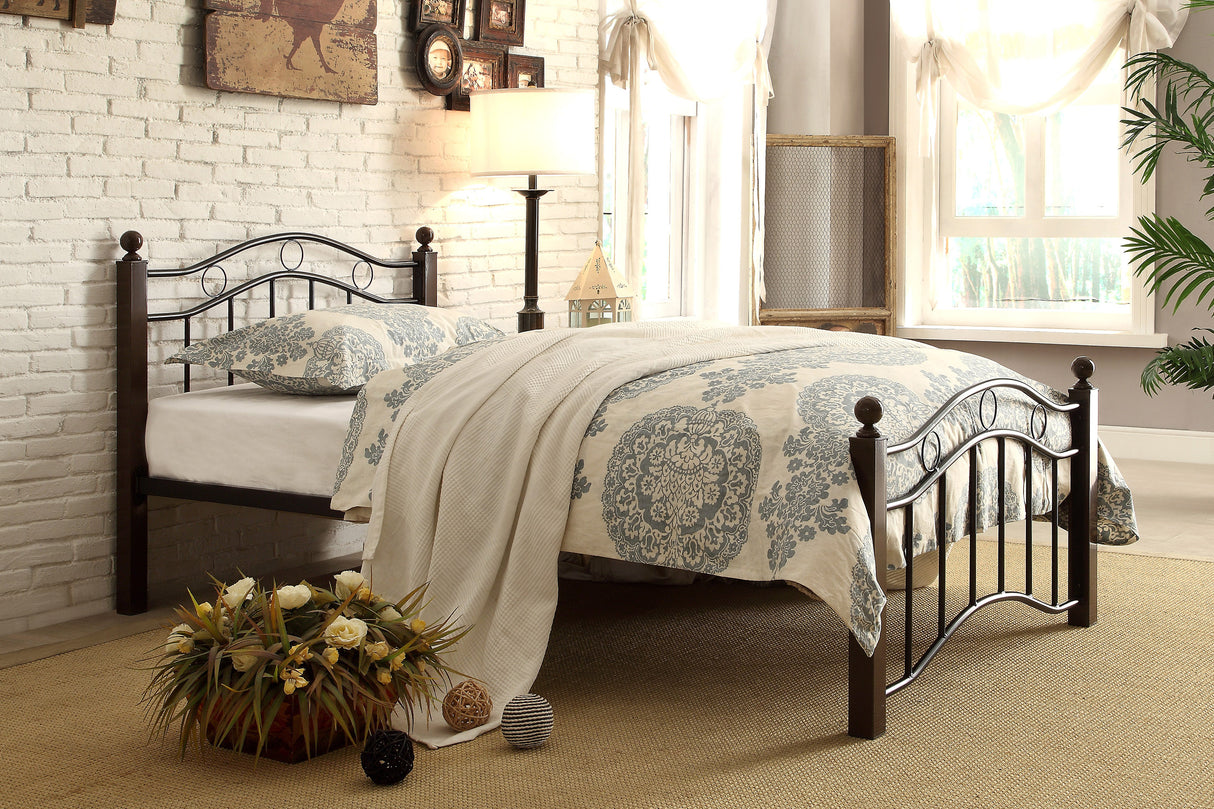 Erwan Espresso King Panel Bed from Homelegance - Luna Furniture