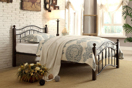 Erwan Espresso King Panel Bed from Homelegance - Luna Furniture