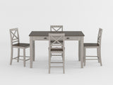 Asher Antique White/Beige Dining Side Chair, Set of 2 from Homelegance - Luna Furniture