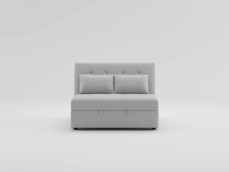 Desmond Gray 2-Piece Armless Sleeper Section with Charging Ports from Homelegance - Luna Furniture