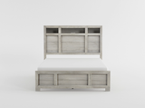 Everett Gray California King Bed from Homelegance - Luna Furniture