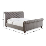 Swanson Gray Queen Bed from Steve Silver - Luna Furniture