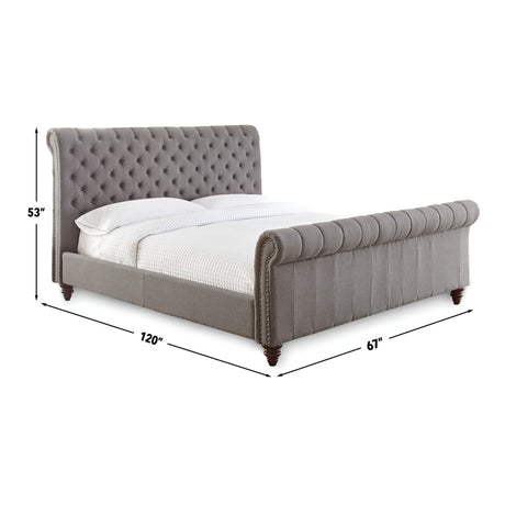 Swanson Queen Bed, Gray from Steve Silver - Luna Furniture