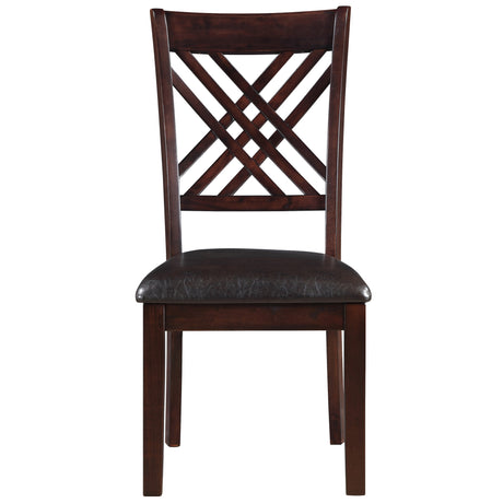 Adrian Dark Brown Side Chair, Set of 2 from Steve Silver - Luna Furniture