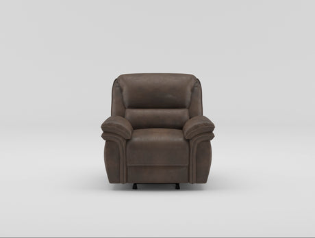 Proctor Brown Microfiber Power Double Reclining Sofa from Homelegance - Luna Furniture