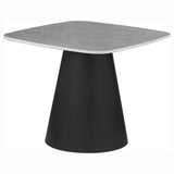 Eason Concrete and Black 2-Piece Cocktail Coffee Table Set from Coaster - Luna Furniture