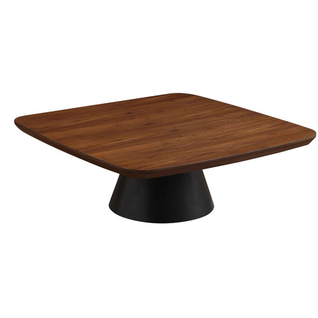 Eason Walnut and Black 2-Piece Coffee Table Set from Coaster - Luna Furniture