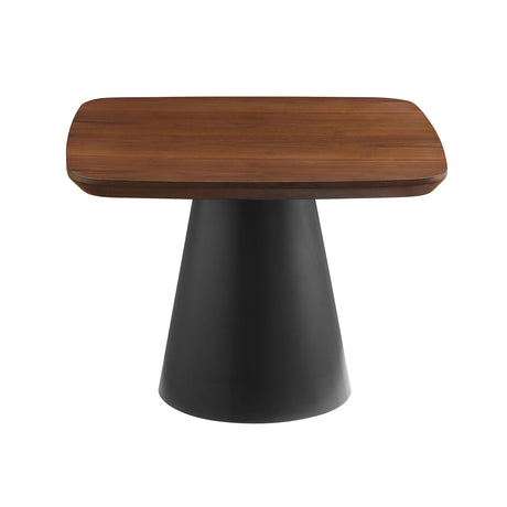 Eason Walnut and Black 2-Piece Coffee Table Set from Coaster - Luna Furniture