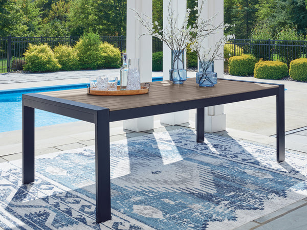 East Beach Blue Outdoor Dining Table