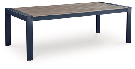 East Beach Blue Outdoor Dining Table from Ashley - Luna Furniture