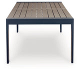 East Beach Blue Outdoor Dining Table from Ashley - Luna Furniture