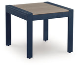 East Beach Blue Outdoor End Table from Ashley - Luna Furniture