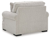Eastonbridge Sofa Chaise, Chair, and Ottoman in Shadow from Ashley - Luna Furniture