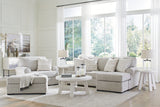 Eastonbridge Sofa Chaise, Chair, and Ottoman in Shadow from Ashley - Luna Furniture