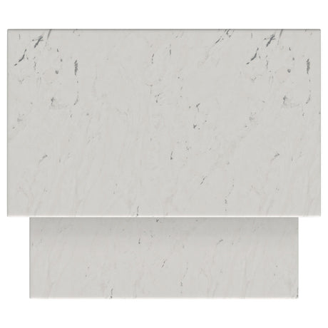 Ebby White 2-Piece Genuine Marble Top Nesting Coffee Tables from Coaster - Luna Furniture