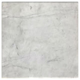 Ebby White Square Genuine Marble Top Metal End Table from Coaster - Luna Furniture