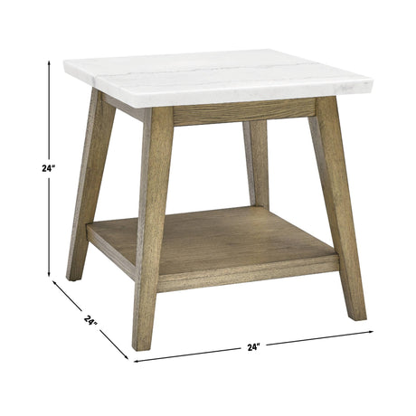 Vida Marble Top End Table from Steve Silver - Luna Furniture