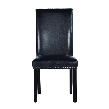 Verano Black PU Side Chair, Set of 2 from Steve Silver - Luna Furniture