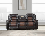Hart Two-Tone 3-Piece Reclining Set from Homelegance - Luna Furniture