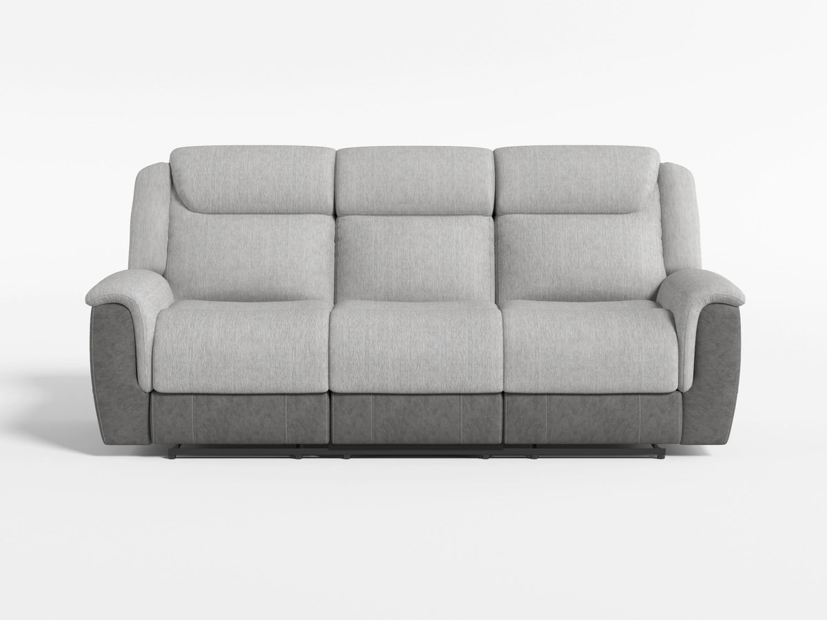 Harriette Gray Double Reclining Loveseat with Center Console