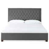 Isadora Gray King Bed from Steve Silver - Luna Furniture